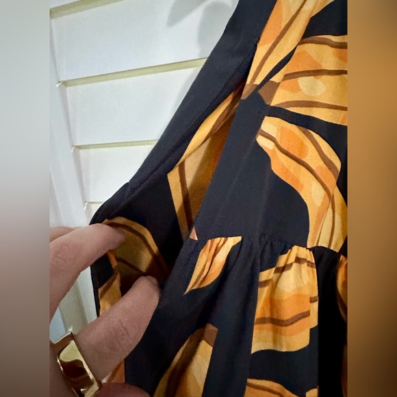 FARM RIO BANANA MAXI SKIRT SMALL - Picture 3 of 7